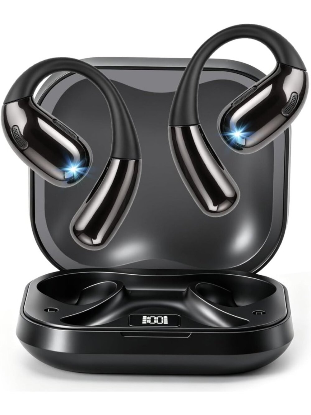 Wireless Bone Conduction Earbuds, Bluetooth 5.4, IPX7 Waterproof, Open Ear